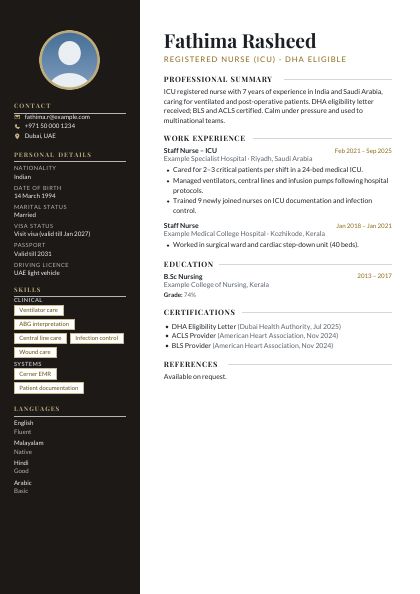 Dark Sidebar Gold Classic