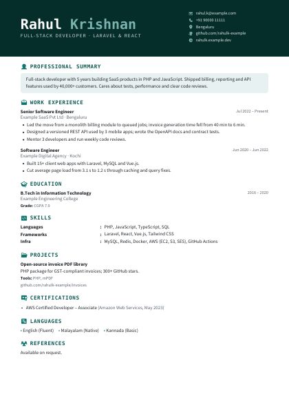 Developer Teal Code