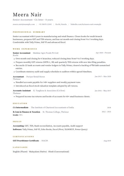 Minimal Bronze Serif